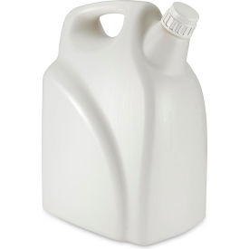 Jerrican, Rectangular with Handle, HDPE, White PP Screwcap, 20 Liter