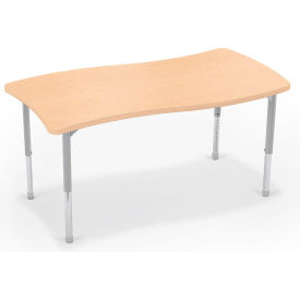 Hierarchy Creator Rectangle Table, Fusion Maple, Matching Edge