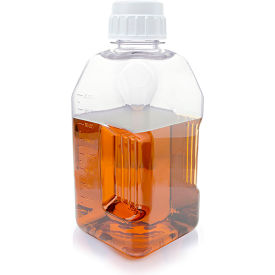 Diamond Real Seal Square Media Bottle, 2000 mL Cap., 6/Case