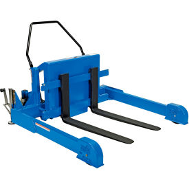 Steel Tilt Master Straddle Reciprocating Air/Oil Power, 2000 lb. Capacity Blue