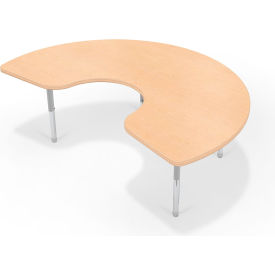 Hierarchy Activity Kidney Table, Fusion Maple, Matching Edge