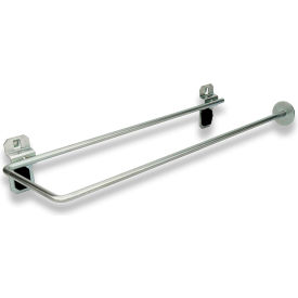Paper Towel Holder For LocBoard, 12-1/4"W x 4-1/2"D x 3-1/4"H, Silver