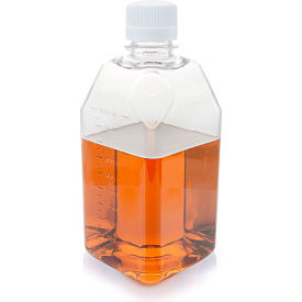 Diamond Real Seal Square Media Bottle, 1000 mL Cap., 12/Case
