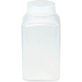 Diamond Real Seal PP Bottle with Screw Cap, 1000mL Cap., 6/Pack