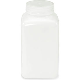 Diamond Real Seal HDPE Bottle with Screw Cap, 1000mL Cap., 6/Pack