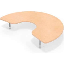 Hierarchy Activity Kidney Table, Youth Height, Fusion Maple, Matching Edge