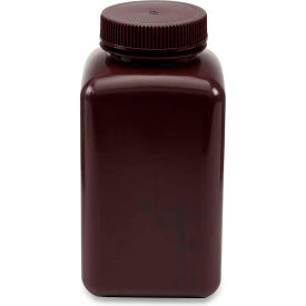 Diamond Real Seal Lab Bottle w/Screw Cap, 1000 mL Cap., 6/Pack