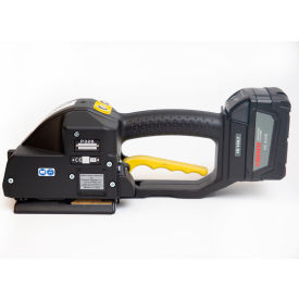 Battery Powered Plastic Strapping Tool Kit For 1/2" Strap Width, 585#, Black