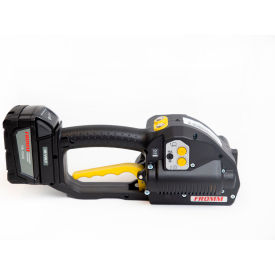 Battery Powered Plastic Strapping Tool Kit For 3/4" Strap Width, 900#, Black