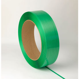 Polyester Strapping, 1"W x 2200'L, Green