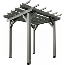 Bodhi 8' x 8' Pergola, Coastal Teak