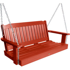 Lehigh 4' Porch Swing, Rustic Red