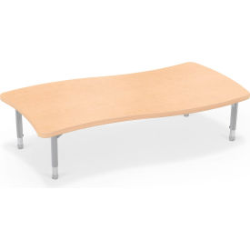 Hierarchy Creator Rectangle Table, Youth Height, Fusion Maple, Matching Edge