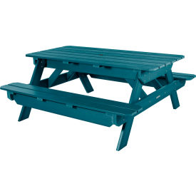 Hometown 72" A-Frame Rectangular Picnic Table, Nantucket Blue
