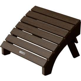 Folding Adirondack Ottoman, Weathered Acorn