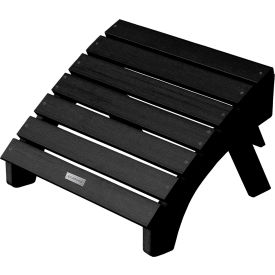 Folding Adirondack Ottoman, Black