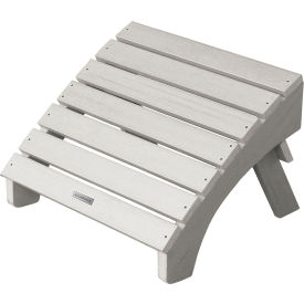 Folding Adirondack Ottoman, Harbor Gray