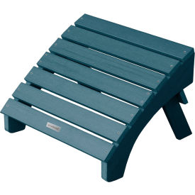 Folding Adirondack Ottoman, Nantucket Blue