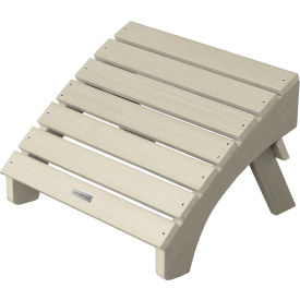 Folding Adirondack Ottoman, Whitewash