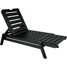 Crestone Chaise Lounge, Black