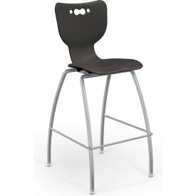 Hierarchy 30" Mid Back Stool, Black