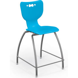 Hierarchy 24" Mid Back Stool, Blue