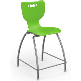 Hierarchy 24" Mid Back Stool, Green