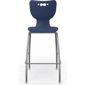 Hierarchy 30" Mid Back Stool, Navy