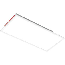 Commercial Led Flat Panel 3300/4400/5500 LM, 3500K/4000K/5000K, 48"L x 2"W, White, Pack of 4