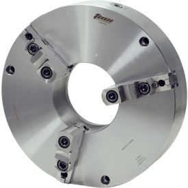 3-Jaw (2 Piece) Scroll Chuck, Forged Steel, Front Mount, Plain Back, 24-13/16" Dia.