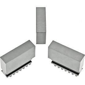 Soft Blank Jaws For 10" Scroll Chuck, 3 Piece Set