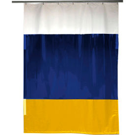 Industrial Welding Curtain, 10'W x 12'H, WeldView Blue
