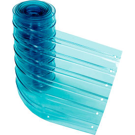 Replacement Scratch Resistant Strip For Strip Curtain Doors, 8'Wx7'H, Clear, 5/Pk