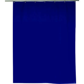 Privacy Industrial Curtain, 0.02" Thick, 10'W x 12'H, Royal Blue