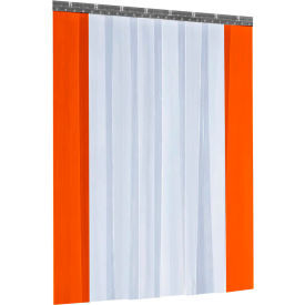 Standard Strip Door, Smooth PVC, 0.08" Thick, 4'W x 7'H, Clear