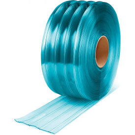 PVC Roll, Low Temp Scratch Resistant Ribbed, 0.072" Thick, 8"W x 150'H, Clear
