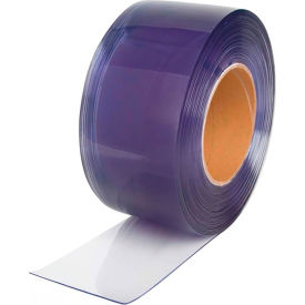 PVC Roll, Standard Smooth, 0.08" Thick, 8"W x 300'H, Clear