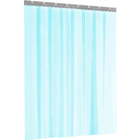 Low Temp Strip Door, Smooth PVC, 0.08" Thick, 8'W x 8'H, Clear