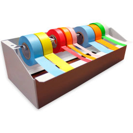 Labeling Tape Dispenser For 500", 5" x 12-1/8", White