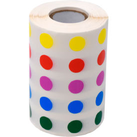 Cryo Label 13mm Dots For 1.5-2mL Tubes, Multi-Color, 5000/Roll