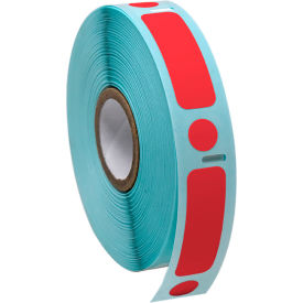 Cryo Label/Dot Combo, 38x13mm & 9.5mm Dot For 2.0mL Tubes, Red, 500/Roll