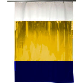 Industrial Welding Curtain, 20'W x 12'H, WeldView Yellow