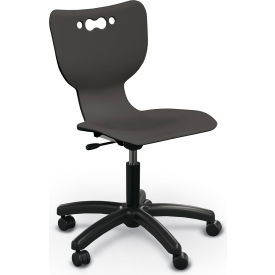 Hierarchy 5-Star Chair, No Arms, Hard Caster, Black
