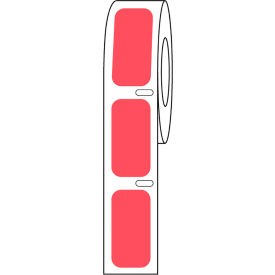 Cryo Direct Thermal Label, 27x13mm For Cryogenic Vials, Red, 1000/Roll