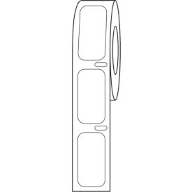 Cryo Direct Thermal Label, 27x13mm For Cryogenic Vials, White, 1000/Roll