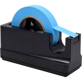 Labeling Tape Dispenser For 500" or 60 Yds., Weighted, Black