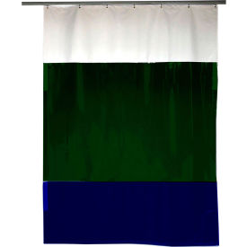 Industrial Welding Curtain, 10'W x 10'H, WeldView Dark Green