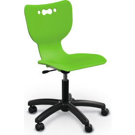 Hierarchy 5-Star Chair, No Arms, Soft Caster, Green
