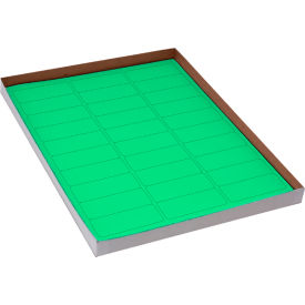 Cryo 67 x 25mm For Racks & Boxes, Green, 20 Sheets, 30 Label/Sheets