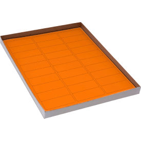 Cryo 67 x 25mm For Racks & Boxes, Orange, 20 Sheets, 30 Label/Sheets